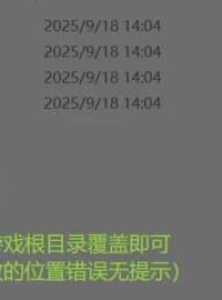 通用游戏安装教程（可以解决游戏打不开问题）